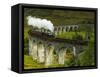 UK, Scotland, Highlands, Jacobite Steam Train crossing the Glenfinnan Viaduct.-Karol Kozlowski-Framed Stretched Canvas