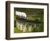 UK, Scotland, Highlands, Jacobite Steam Train crossing the Glenfinnan Viaduct.-Karol Kozlowski-Framed Photographic Print