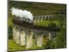 UK, Scotland, Highlands, Jacobite Steam Train crossing the Glenfinnan Viaduct.-Karol Kozlowski-Mounted Photographic Print