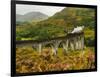 UK, Scotland, Highlands, Jacobite Steam Train crossing the Glenfinnan Viaduct.-Karol Kozlowski-Framed Photographic Print