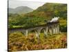 UK, Scotland, Highlands, Jacobite Steam Train crossing the Glenfinnan Viaduct.-Karol Kozlowski-Stretched Canvas