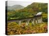 UK, Scotland, Highlands, Jacobite Steam Train crossing the Glenfinnan Viaduct.-Karol Kozlowski-Stretched Canvas