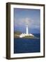 Uk, Scotland, Inner Hebrides, Isle of Mull. a Lighthouse Guards the Entrance to the Island.-Ken Scicluna-Framed Photographic Print
