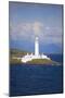 Uk, Scotland, Inner Hebrides, Isle of Mull. a Lighthouse Guards the Entrance to the Island.-Ken Scicluna-Mounted Photographic Print