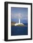 Uk, Scotland, Inner Hebrides, Isle of Mull. a Lighthouse Guards the Entrance to the Island.-Ken Scicluna-Framed Photographic Print