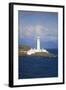 Uk, Scotland, Inner Hebrides, Isle of Mull. a Lighthouse Guards the Entrance to the Island.-Ken Scicluna-Framed Photographic Print