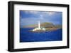 Uk, Scotland, Inner Hebrides, Isle of Mull. a Lighthouse Guards the Entrance to the Island.-Ken Scicluna-Framed Photographic Print