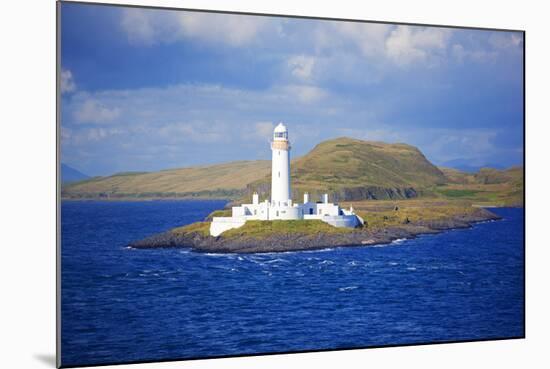Uk, Scotland, Inner Hebrides, Isle of Mull. a Lighthouse Guards the Entrance to the Island.-Ken Scicluna-Mounted Photographic Print
