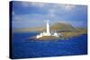 Uk, Scotland, Inner Hebrides, Isle of Mull. a Lighthouse Guards the Entrance to the Island.-Ken Scicluna-Stretched Canvas