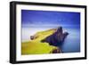 Uk, Scotland, Inner Hebrides, Isle of Skye. the Neist Point Lighthouse Far Beneath the Cliffs.-Ken Scicluna-Framed Photographic Print