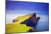 Uk, Scotland, Inner Hebrides, Isle of Skye. the Neist Point Lighthouse Far Beneath the Cliffs.-Ken Scicluna-Mounted Photographic Print