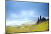 Uk, Scotland, Inner Hebrides, Isle of Skye. the Old Man of Storr in Dramatic Weather.-Ken Scicluna-Mounted Photographic Print