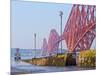 UK, Scotland, Lothian, Edinburgh Area, Queensferry, View of the Forth Bridge.-Karol Kozlowski-Mounted Premium Photographic Print