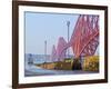 UK, Scotland, Lothian, Edinburgh Area, Queensferry, View of the Forth Bridge.-Karol Kozlowski-Framed Photographic Print