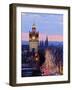 UK, Scotland, Lothian, Edinburgh, Calton Hill, View of The Balmoral Hotel and the Princes Street at-Karol Kozlowski-Framed Photographic Print