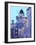 UK, Scotland, Lothian, Edinburgh, The Royal Mile, Twilight view of the Outlook Tower of the Camera-Karol Kozlowski-Framed Photographic Print