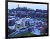 UK, Scotland, Lothian, Edinburgh, Twilight view of the Scottish Parliament Building and the Calton-Karol Kozlowski-Framed Photographic Print