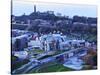 UK, Scotland, Lothian, Edinburgh, Twilight view of the Scottish Parliament Building and the Calton-Karol Kozlowski-Stretched Canvas