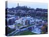 UK, Scotland, Lothian, Edinburgh, Twilight view of the Scottish Parliament Building and the Calton-Karol Kozlowski-Stretched Canvas