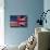 UK USA FLAG-sean gladwell-Art Print displayed on a wall