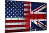 UK USA FLAG-sean gladwell-Mounted Art Print