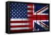UK USA FLAG-sean gladwell-Framed Stretched Canvas
