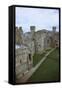 UK, Wales, Caernarfon Castle-null-Framed Stretched Canvas