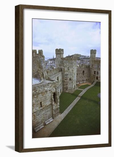 UK, Wales, Caernarfon Castle-null-Framed Giclee Print