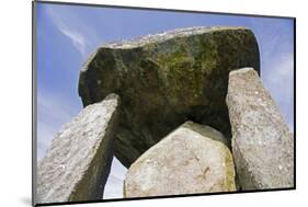 UK, Wales, Newport. Pentre Ifan Cromlech, a well, preserved ancient burial chamber (dolman).-Kymri Wilt-Mounted Photographic Print