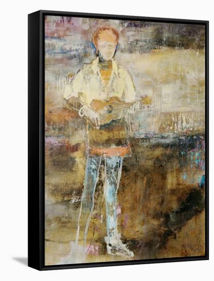 Uke Player-Jodi Maas-Framed Stretched Canvas