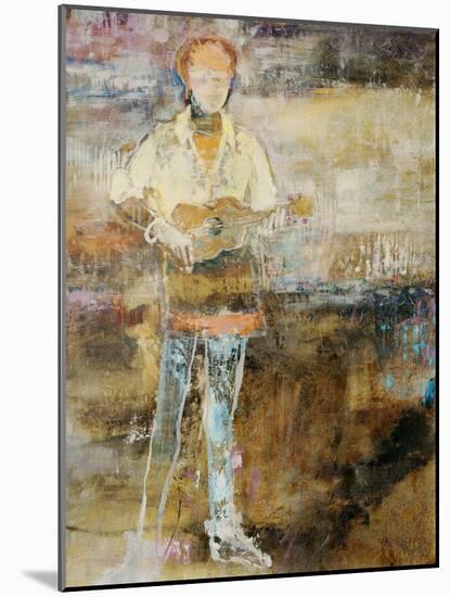 Uke Player-Jodi Maas-Mounted Giclee Print