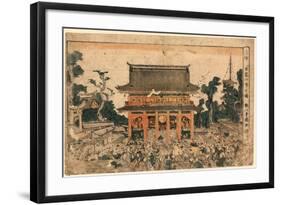 Ukie Kinryuzan Ichi No Zu-Utagawa Toyokuni-Framed Giclee Print