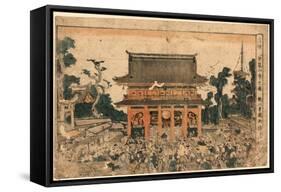 Ukie Kinryuzan Ichi No Zu-Utagawa Toyokuni-Framed Stretched Canvas