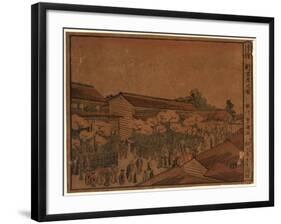 Ukie Shin Yoshiwara No Zu-Utagawa Toyokuni-Framed Giclee Print