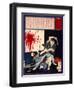 Ukiyo-E Newspaper: a Man Killed His Ex-Wife after Rejected to Be Returned-Yoshitoshi Tsukioka-Framed Giclee Print