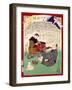 Ukiyo-E Newspaper: a Man Who Married Ooto Knowing She Is a Cross-Dressing Man-Yoshiiku Ochiai-Framed Giclee Print