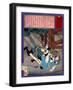 Ukiyo-E Newspaper: Arrested for Assisting a Jailbreak-Yoshitoshi Tsukioka-Framed Giclee Print