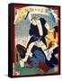 Ukiyo-E Newspaper: Bad Monk Keizan Kills a House Wife Sen-Yoshiiku Ochiai-Framed Stretched Canvas