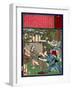 Ukiyo-E Newspaper: Jealous Wife Killed Her Husband-Yoshitoshi Tsukioka-Framed Giclee Print