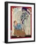 Ukiyo-E Newspaper: Seeing a Vision of a Brother Who Died in a Remote Place-Yoshiiku Ochiai-Framed Giclee Print