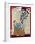 Ukiyo-E Newspaper: Seeing a Vision of a Brother Who Died in a Remote Place-Yoshiiku Ochiai-Framed Giclee Print