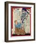 Ukiyo-E Newspaper: Seeing a Vision of a Brother Who Died in a Remote Place-Yoshiiku Ochiai-Framed Giclee Print