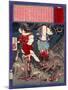 Ukiyo-E Newspaper: Two Women Got Held Up and Tied to a Tree-Yoshitoshi Tsukioka-Mounted Giclee Print