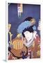 Ukiyo-E with Portrait of Actor Wearing Hat-null-Framed Giclee Print