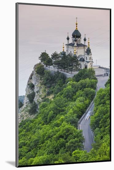 Ukraine, Crimea, Foros, Foros Church Sitting on Top of a Cliff Overlooking the Black Sea-Jane Sweeney-Mounted Photographic Print