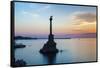 Ukraine, Crimea, Sevastopol, Eagle Column - Monument to the Scuttled Ships-Jane Sweeney-Framed Stretched Canvas