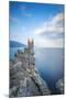 Ukraine, Crimea, Yalta, Gaspra, the Swallow's Nest Castle Perched on Aurora Clff-Jane Sweeney-Mounted Photographic Print