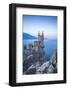 Ukraine, Crimea, Yalta, Gaspra, the Swallow's Nest Castle Perched on Aurora Clff-Jane Sweeney-Framed Photographic Print