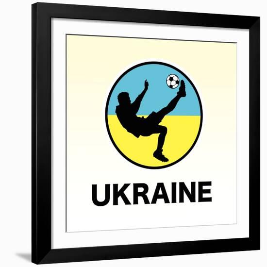 Ukraine Soccer-null-Framed Giclee Print