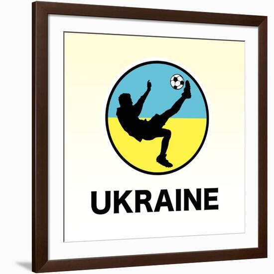 Ukraine Soccer-null-Framed Giclee Print